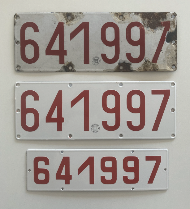 Plaques 641'997 - € 245.00