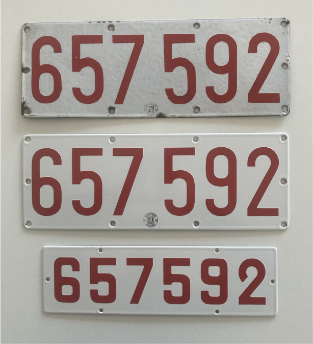 Plaques 657'592 - € 245.00